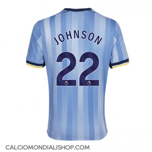 Maglie da calcio Tottenham Hotspur Brennan Johnson #22 Seconda Maglia 2024-25 Manica Corta